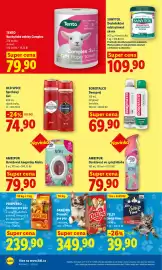Lidl leták Strana 28: Tento Kuchyňské utěrky Complex €79,90, Darling Granule pro psy €349,90
