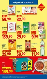 Lidl leták Strana 31: Kinder čokoláda €32,90, BOHEMIA Sýrové tyčinky €29,90