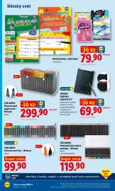Lidl leták Strana 38: TRONIC Digitální zápisník 8,5 €69,90, CRELANDO Umělecké/akvarelové pastelky – 48 kusů €119,90