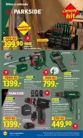 Lidl leták týden 37 Strana 20: PARKSIDE PERFORMANCE 12V Aku vrtačí šroubovák s nabíječkou a akumulátorem €1.399,00