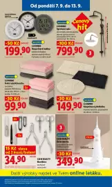 Lidl leták týden 37 Strana 3: LIVARNO Koupelnové hodiny €199,90, LIVARNO Froté ručník/osuška €99,90