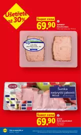 Lidl leták Strana 10: LE & CO Šunka nejvyšší jakosti €69,90, ALPENFEST Bavorská sekaná €69,90