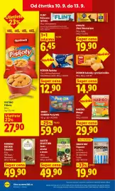 Lidl leták Strana 28: TASTINO PIŠKOTY €27,90, FLINT Kokosová tyčinka €6,45