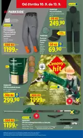 Lidl leták Strana 35: PARKSIDE PERFORMANCE Pracovní kalhoty s ochranou proti proříznutí €1.199,00