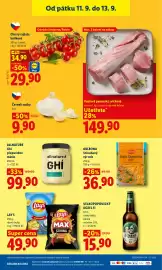 Lidl leták Strana 47: CHERRY RAJČATA KEŘÍKOVÁ €34,90, ČESNEK SUCHÝ €9,90