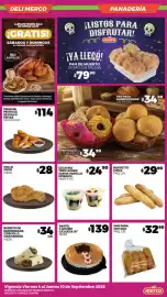 Folleto Merco semana 36 Página 16: Pollo Frito Pieza €28,00, Tiras de pechuga de pollo fritas €114,00