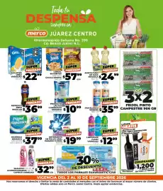 Folleto Merco semana 36 Página 2: Ariel detergente en polvo paraíso floral €19,99, Flash limpiador variedad €12,99
