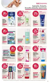 Rossmann akciós újság Oldal 15: Mixa cica repair+ kézkrém €1.274,00, Gillette satin care vitamin e borotvagél €1.413,00