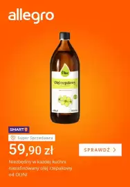 Allegro gazetka tydzień 36 Strona 5: Olej rzepakowy nierafinowany Olini €59,90