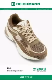 Deichmann gazetka tydzień 36 Strona 10: Sneakersy chunky Fila €219,99