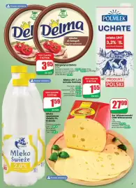 Dino gazetka Strona 7: Margaryna Delma €3,95, Mleko UHT Uchate Polmlek 3,2% €1,55