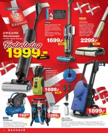 Bauhaus avis uge 36 Side 18: Scheppach kompressor €799,95, Nilfisk Højtryksrenser €1.899,00