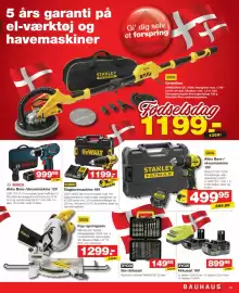 Bauhaus avis uge 36 Side 19: Stanley Fatmax akku bore-/skruemaskine 18v €499,95, DeWalt Slagboremaskine 18V €1.199,00