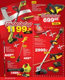 Bauhaus avis uge 36 Side 20: DeWalt havekit 18V €2.999,00, Ryobi akku-løvblæser €1.499,00