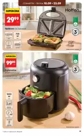 Biedronka gazetka Strona 19: Frytownica beztłuszczowa €99,00, Opiekacz do kanapek €29,99