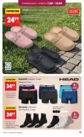 Biedronka gazetka Strona 23: Klapki damskie lub męskie €24,99, Bokserki męskie , 2 pak €34,99