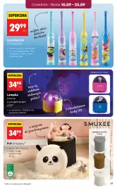 Biedronka gazetka Strona 27: Puf składany €34,99, Lampka nocna z projektorem LED €34,99