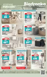 Biedronka gazetka Strona 43: Suszarka na pranie Maya €99,00, Deska do prasowania Picalo €89,00