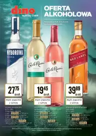 Dino gazetka | Alkohole Strona 1: Wódka Wyborowa €27,75, Wino Carlo Rossi €19,45
