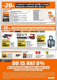 OBI gazetka Strona 16: Dmuchawa** €364,65, Radio budowlane Makita €560,15