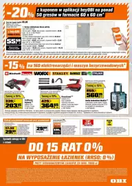 OBI gazetka Strona 16: Dmuchawa** €364,65, Radio budowlane Makita €560,15