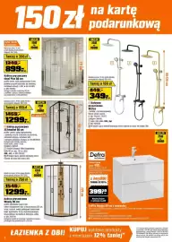 OBI gazetka Strona 2: Kabina prysznicowa Ideal Plus 80 cm €899,70, Kabina prysznicowa XS kwadrat 80 cm €1.299,00