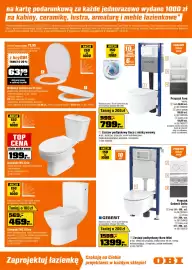 OBI gazetka Strona 3: Kompakt WC Grin €199,70, Kompakt WC Olivia €469,70
