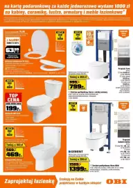OBI gazetka Strona 3: Kompakt WC Grin €199,70, Kompakt WC Olivia €469,70
