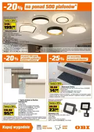OBI gazetka Strona 9: Tapeta winylowa na flizelinie Szafirowy Sen €95,99, Naświetlacz LED €23,99