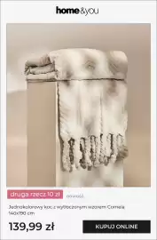 Home&You gazetka Strona 7: Jednokolorowy koc z wytłoczonym wzorem Cornela 140x190 cm home & you €139,99