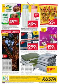 Rusta kundeavis uke 37 Side 16: Våtfør, katt Gourmet Perle Forskjellige smaker €299,00, Tarpaulin presenninger €29,90