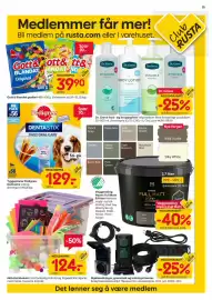 Rusta kundeavis uke 37 Side 15: Pedigree Dentastix Daily Oral Care €129,00, Aktivitetsbokser €124,00