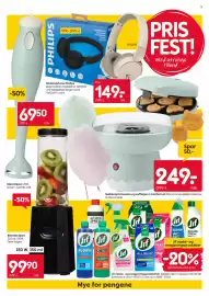 Rusta kundeavis uke 37 Side 3: Philips Hodetelefoner €149,00, Sukkerspinnsmaskin og vaffeljern i miniformat €249,00