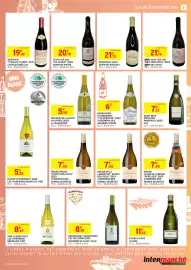Catalogue Intermarché page 3: Santenay vieilles vignes 2019 €19,49, Monthèlie 2023 €21,75