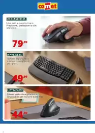 Volantino Comet Pagina 2: MX MASTER 3S €79,99, Wave Keys tastiera ergonomica €49,99