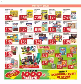 Volantino Sisa Pagina 11: Lievito vari tipi Paneangeli €1,09, Mikado pocket latte €2,79