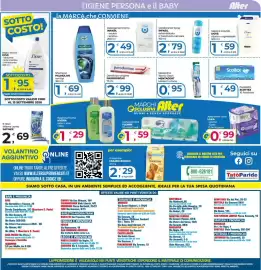 Volantino Alter Discount Pagina 12: Rasoi trilama uomo Satinex €2,69, Dentifricio original PARODONTAX €2,99
