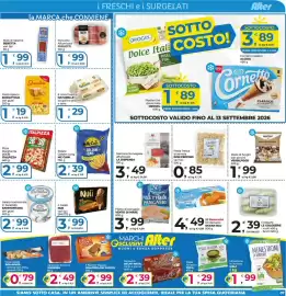 Volantino Alter Discount Pagina 7: Filetto di pangasio Vento di Mare €3,99, 30 Bastoncini Di Merluzzo OCEAN BLU €4,49