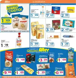 Volantino Alter Discount Pagina 8: Coco Pops Kellogg's Risetti €3,29, Flauti bianco €1,99