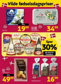 Løvbjerg tilbudsavis uge 36 Side 13: Puck hvid ost €19,99, Danæg økologiske æg €34,99