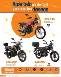 Folleto Chedraui Página 10: Veloci Moto Hawk RT2 200 cc €28.999,00, Vento Lithium 190 €26.999,00