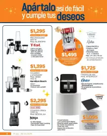 Folleto Chedraui Página 4: T-fal mini procesador €1.295,00, Hamilton Beach Licuadora y procesador €1.395,00