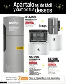 Folleto Chedraui Página 6: Ninja Refrigerador 15 P³ Mod. VMRMO €13.995,00, Freidora de aire Mod. SL401 €5.995,00