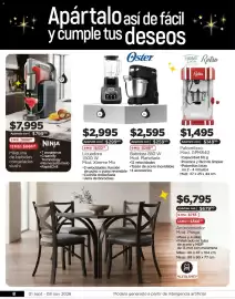 Folleto Chedraui Página 8: Ninja máquina de bebidas congeladas slushi €7.995,00, Mueblemex Antecomedor Mod. Praga €6.795,00