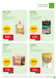 Magazine Animax Pagină 13: Brit care cat soup pui €3,89, Miamor vital drink ton €6,89