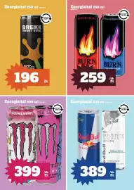 Vil-For akciós újság hét 36 Oldal 11: Monster €399,00, Brekk energy drink €196,00