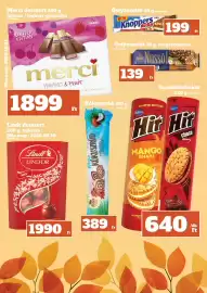 Vil-For akciós újság hét 36 Oldal 4: Lindt lindor €1.990,00, Hit szendvicskeksz €640,00