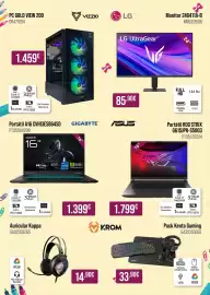 Folleto MR Micro Página 4: Asus Strix €1.799,00, Gigabyte 16" €1.399,00