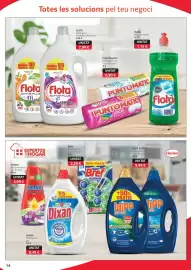 Folleto GM Cash & Carry Página 14: Flota Detergent Marsella o Esencia €7,99, Wipp express €9,99