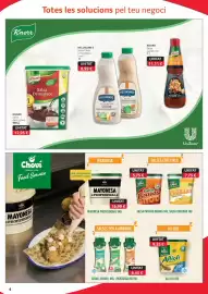 Folleto GM Cash & Carry Página 4: Hellmann's salsa césar o mostassa i mel €8,99, Knorr salsa sweet chili €11,11